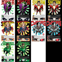 Load image into Gallery viewer, 11 Comics DC Super Heroes Streetwear BLACK/WHITE Designs Bundle PNG
