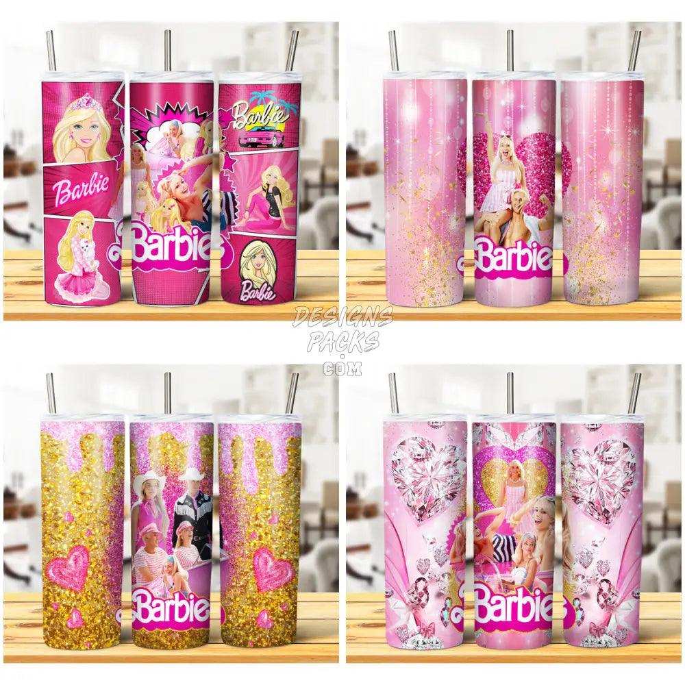 10 Doll Pink Movie Tumbler Wrap Bundle Jpg