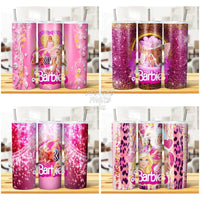 Load image into Gallery viewer, 10 Doll Pink Movie Tumbler Wrap Bundle Jpg
