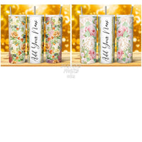 Load image into Gallery viewer, 10 Floral Blank Tumbler Wrap Bundle Jpg
