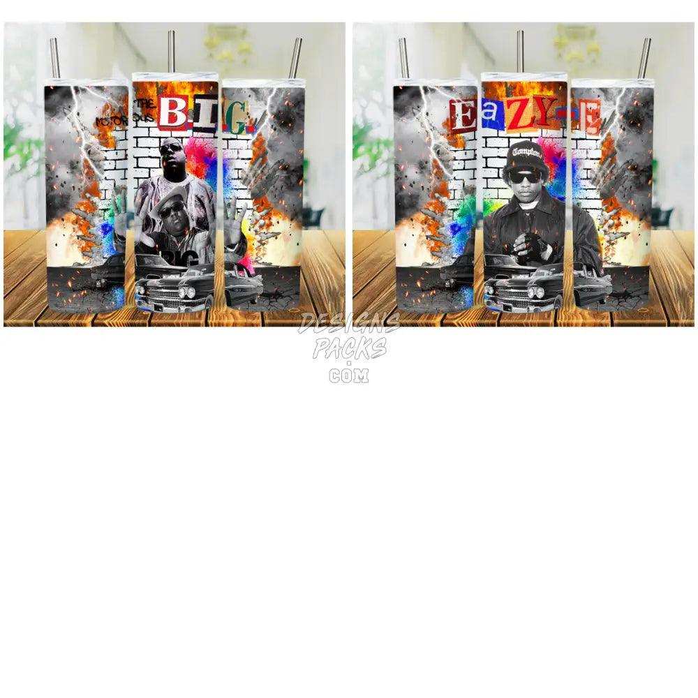 10 Rappers Graffiti Tumbler Wrap Bundle Jpg