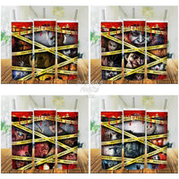Load image into Gallery viewer, 10 Villain Halloween Tumbler Wrap Bundle Jpg
