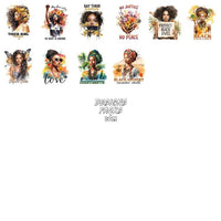 Load image into Gallery viewer, 100 Black History Girls Mega Designs Bundle Png

