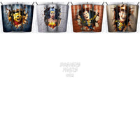 Load image into Gallery viewer, 100 Cartoon Broken Wall Mix Tumbler Wrap Bundle Jpg
