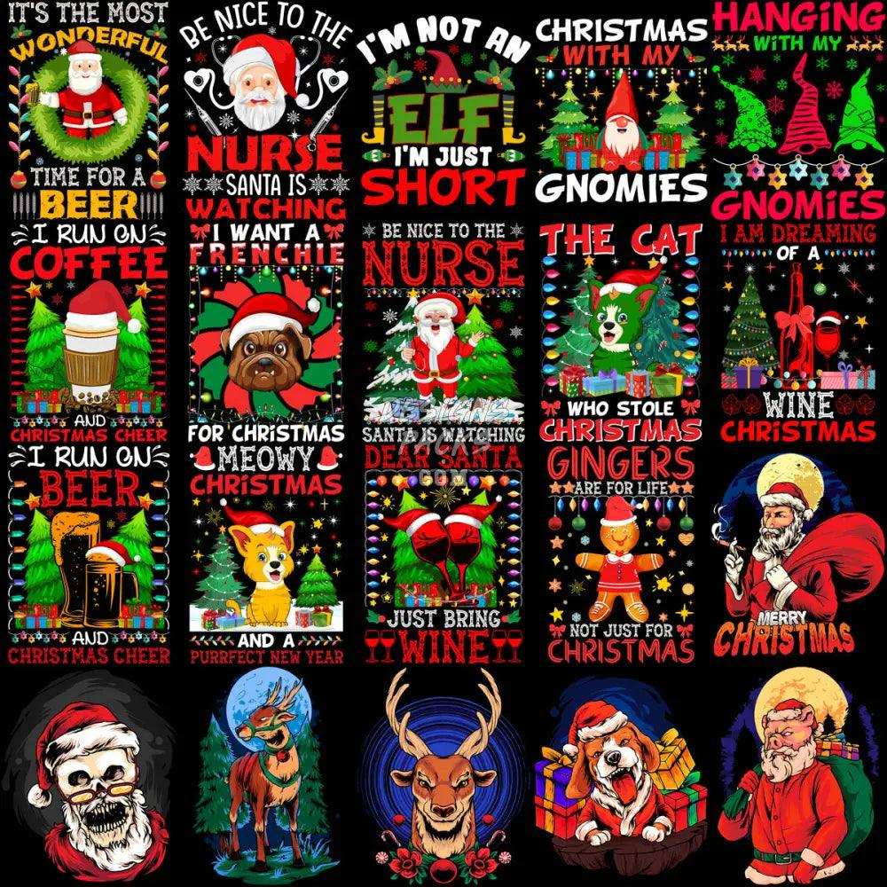 100 Christmas Mixed Niches Designs Bundle Png