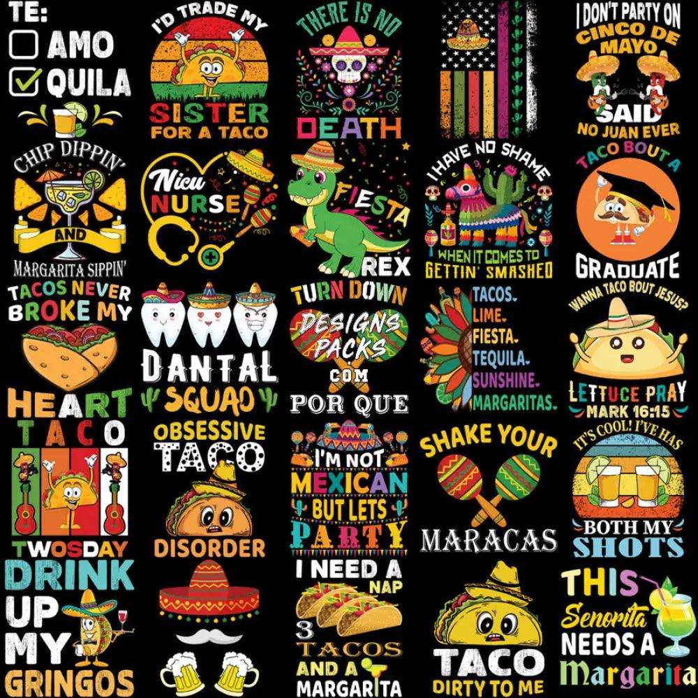 100 Cinco De Mayo Day Of The Deads Designs Bundle Png