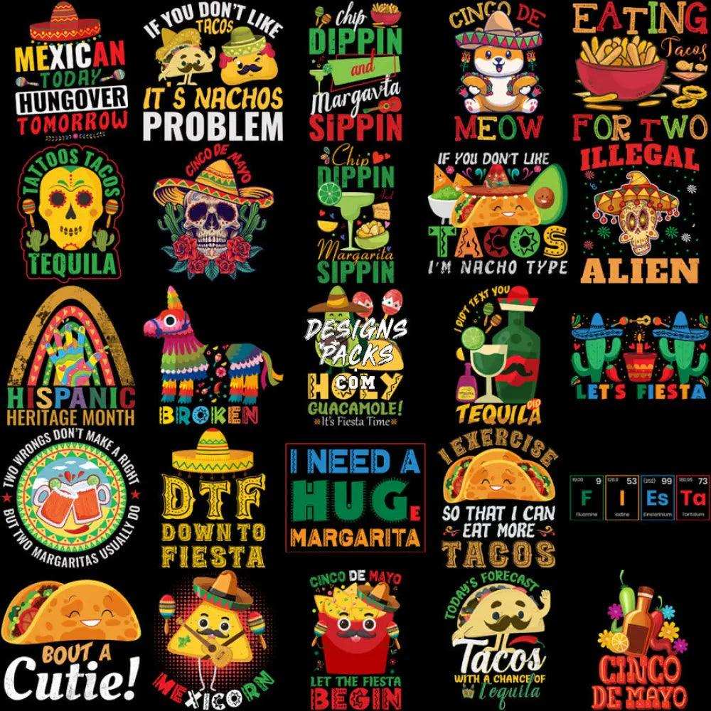 100 Cinco De Mayo Day Of The Deads Designs Bundle Png