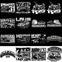 Load image into Gallery viewer, 100 Tank Military War Fighting Designs Bundle PNG

