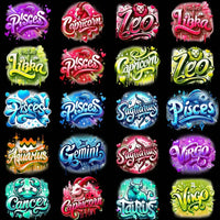 Load image into Gallery viewer, 100 Zodiac Signs Colors Designs Bundle PNG

