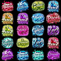 Load image into Gallery viewer, 100 Zodiac Signs Colors Designs Bundle PNG
