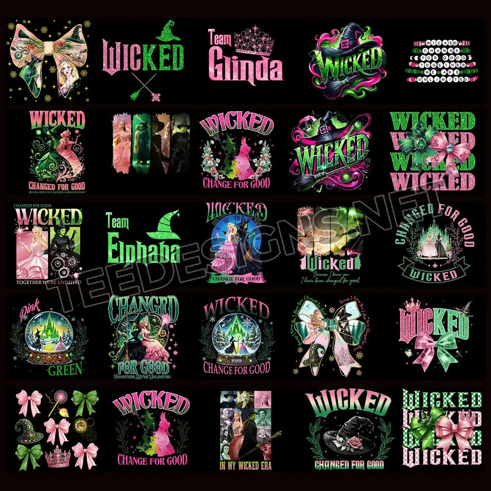 125 Movie Wicked Magic 2025 Designs Bundle PNG