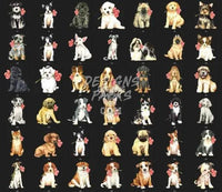 Load image into Gallery viewer, 100+ Valentine&#39;s Day Dogs Rose Designs Bundle PNG designspacks
