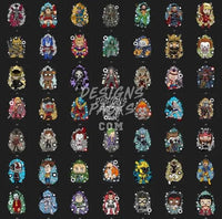 Load image into Gallery viewer, 101 Cartoon Pop culture Designs Bundle PNG designspacks
