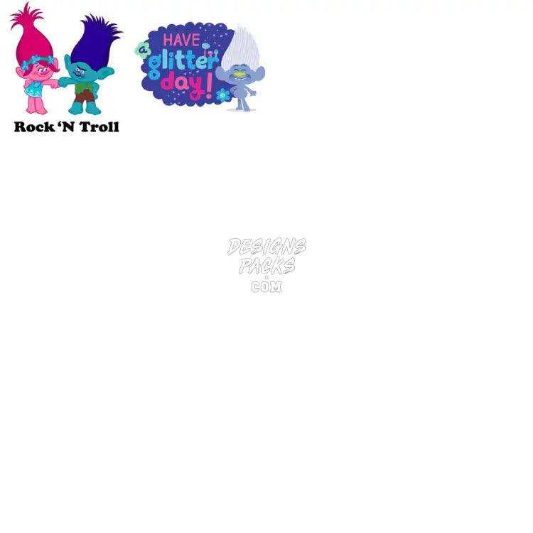 101 Movie Troll Cartoon Designs Bundle Png