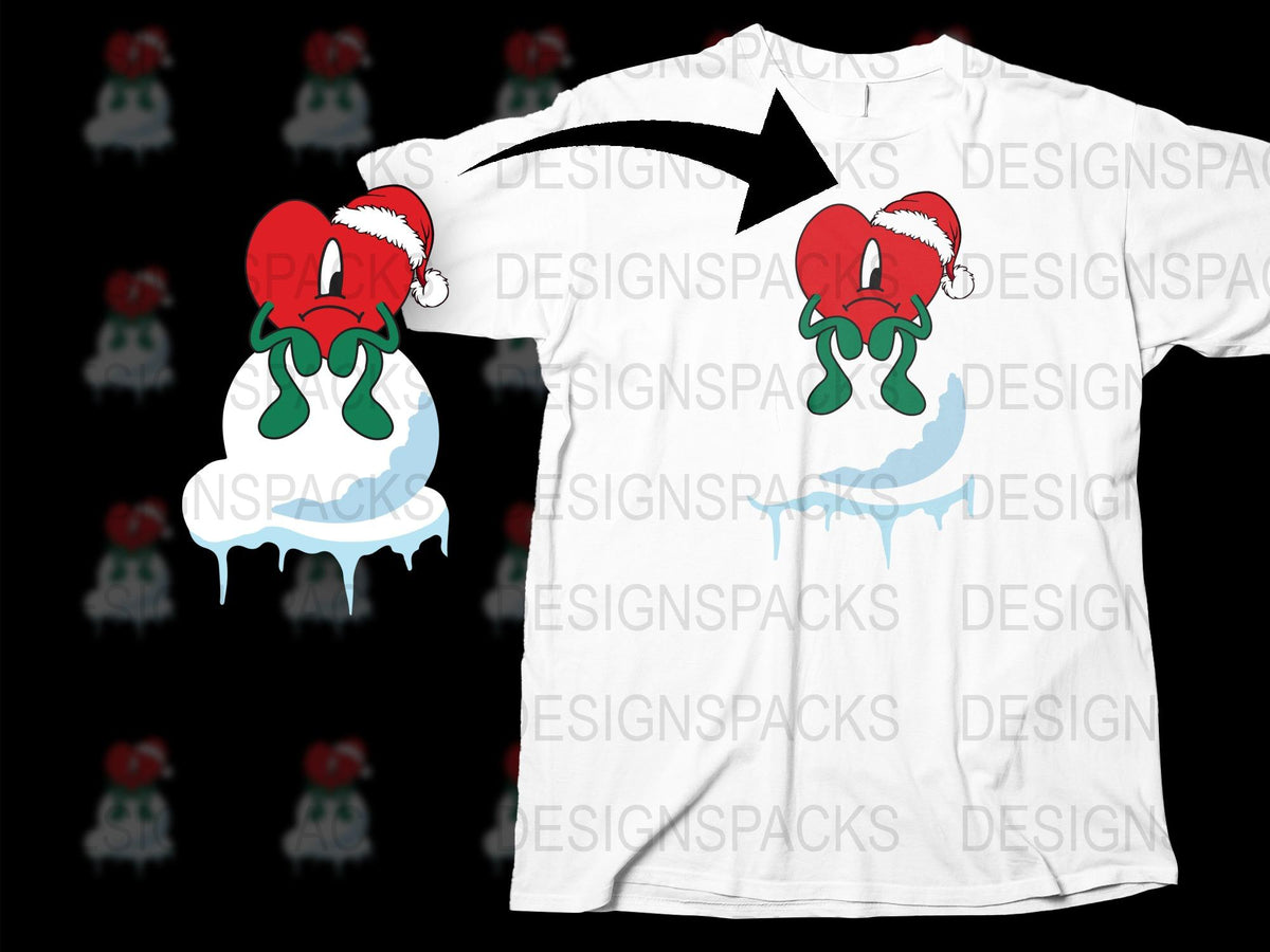 Christmas Octopus T-Shirt, Funny Santa Hat Holiday Tee, Unique Sea Creature Graphic Shirt