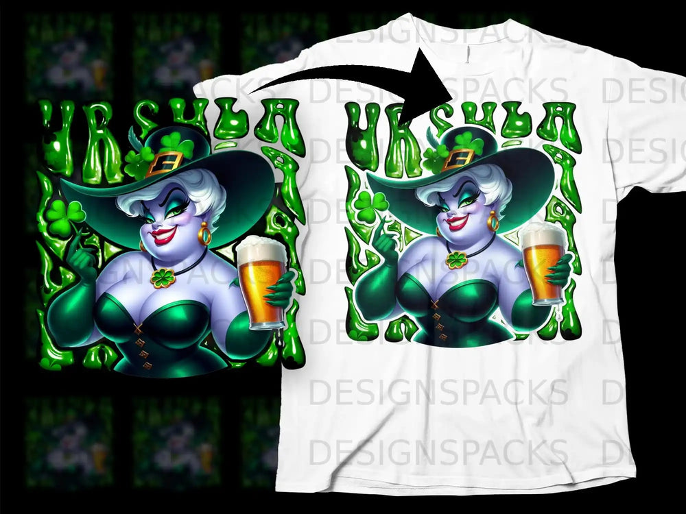 St Patricks Ursula Green Witch Beer Shamrock product type