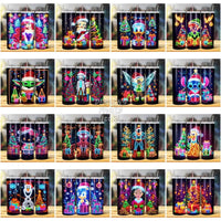 Load image into Gallery viewer, 108 Christmas Led Lights Cartoon Mix Tumbler Wrap Bundle Jpg
