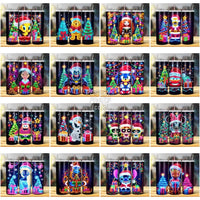 Load image into Gallery viewer, 108 Christmas Led Lights Cartoon Mix Tumbler Wrap Bundle Jpg
