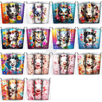 Load image into Gallery viewer, 109 3D Wall Animals Tumbler Wrap Bundle Jpg
