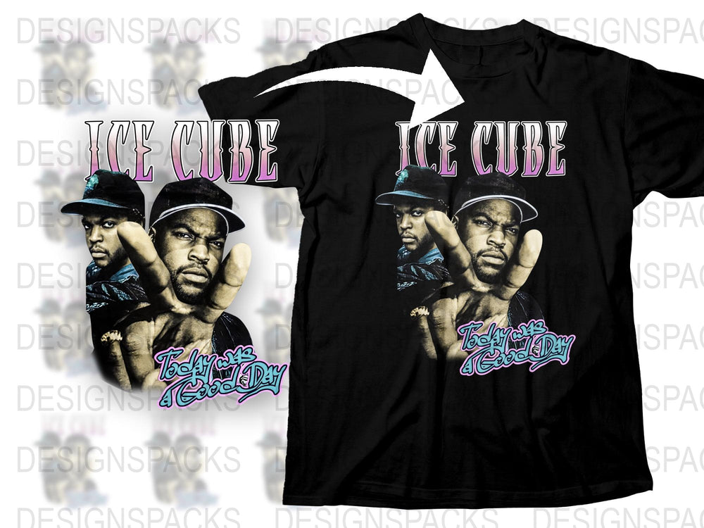Ice Cube Vintage Tee, 90s Hip Hop T-shirt, Classic Rap Music Fan Apparel, Unisex Black Shirt