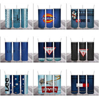 Load image into Gallery viewer, 11 Denime Style Tumbler Wrap Designs Bundle JPG
