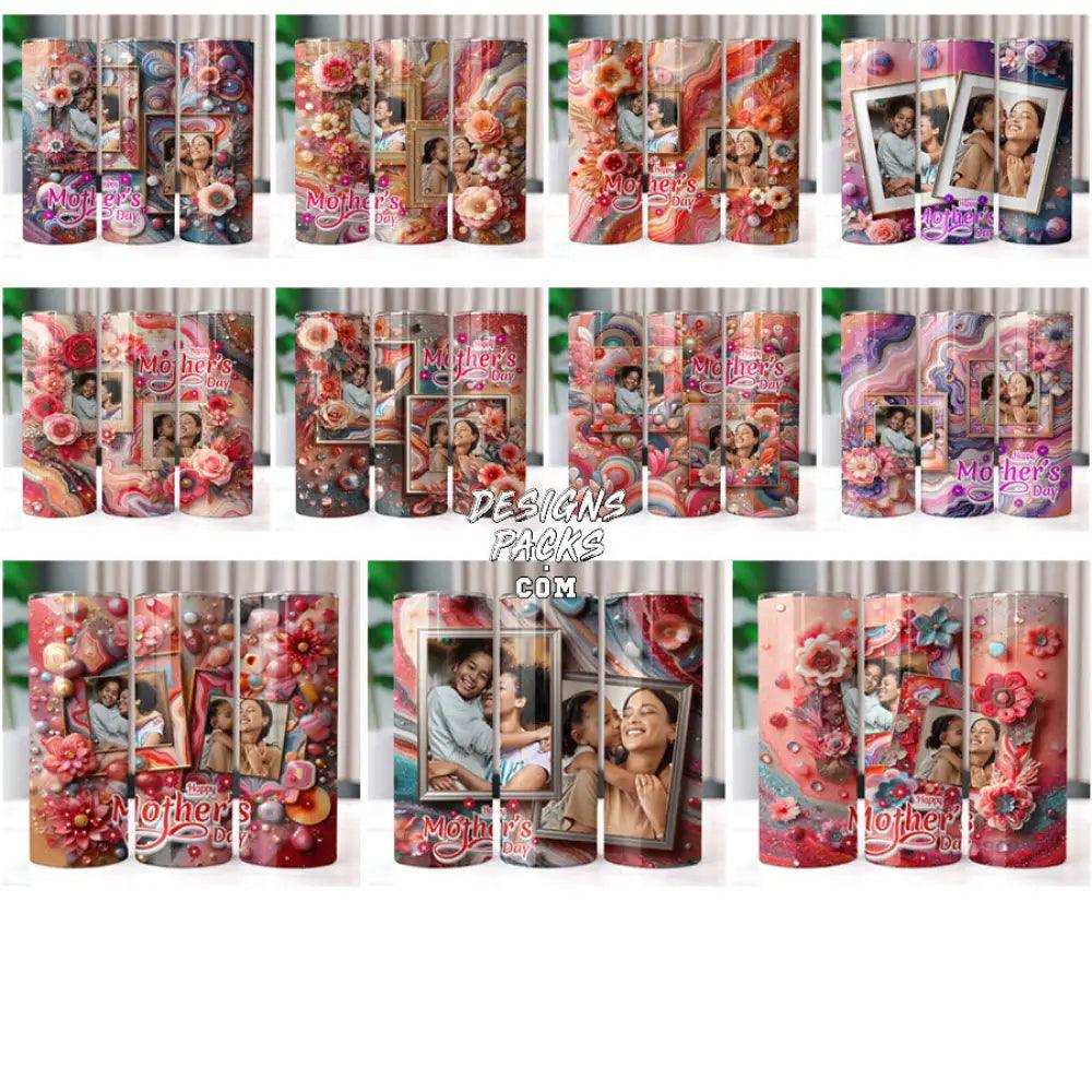 11 Mothers Day Mama Photo Frame Tumbler Wrap Bundle Jpg