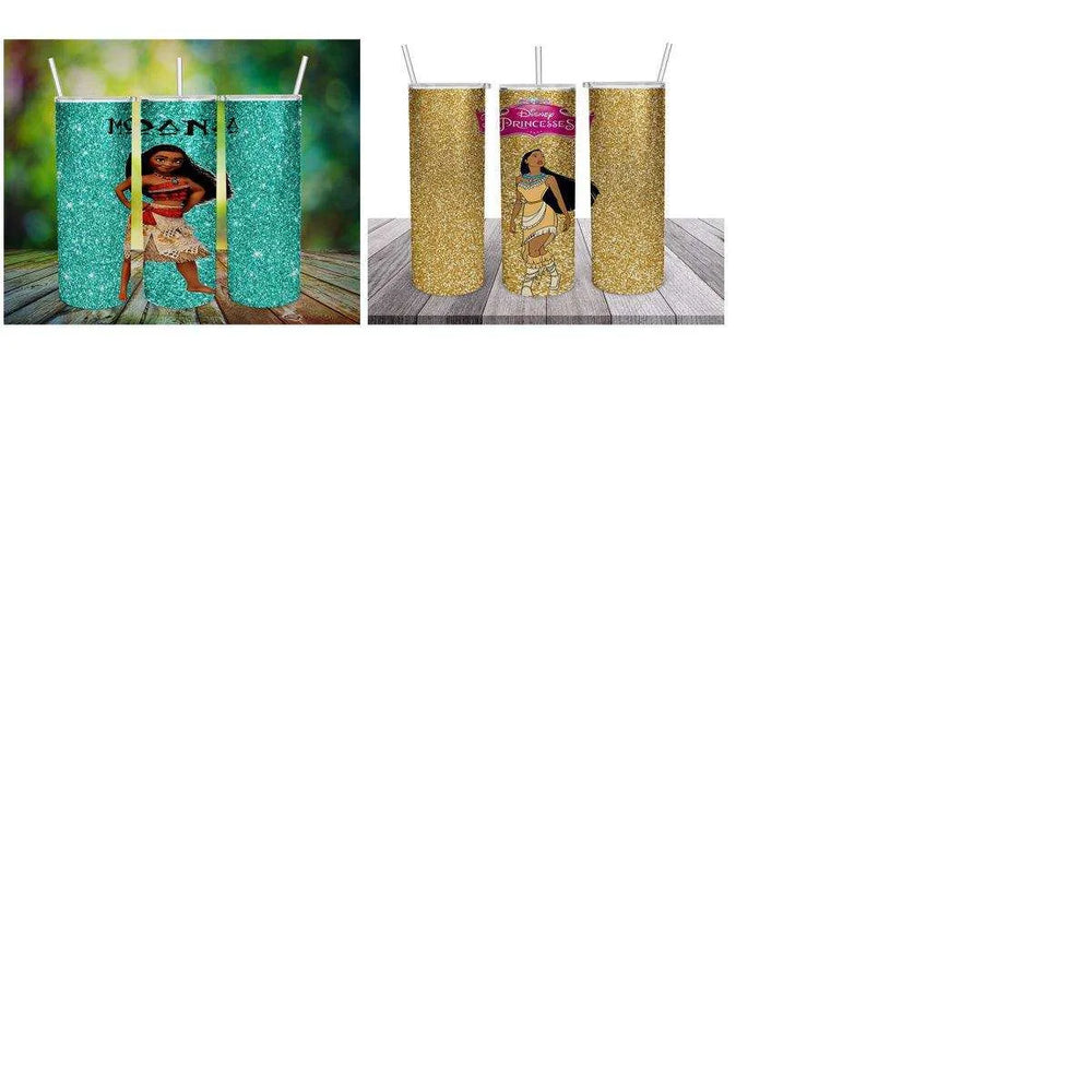 11 Princesses Tumbler Wrap Designs Bundle JPG