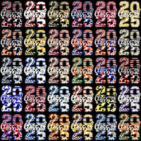 Load image into Gallery viewer, 110 Class Of 2025 Graduation Dots Designs Bundle PNG
