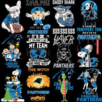 Load image into Gallery viewer, 110 Panthers MEGA Carolina Football Team Designs Bundle PNG
