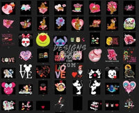 Load image into Gallery viewer, 220 Valentine's Day Cartoon Designs Bundle PNG
