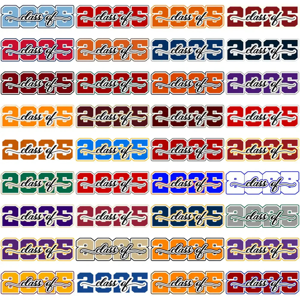 112 Class Of 2025 Senior Graduation Designs Bundle PNG