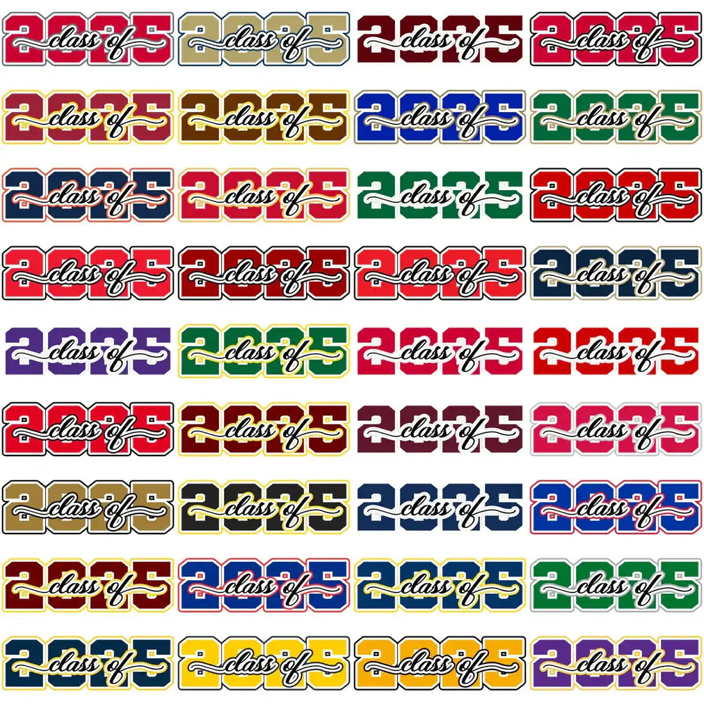 112 Class Of 2025 Senior Graduation Designs Bundle PNG