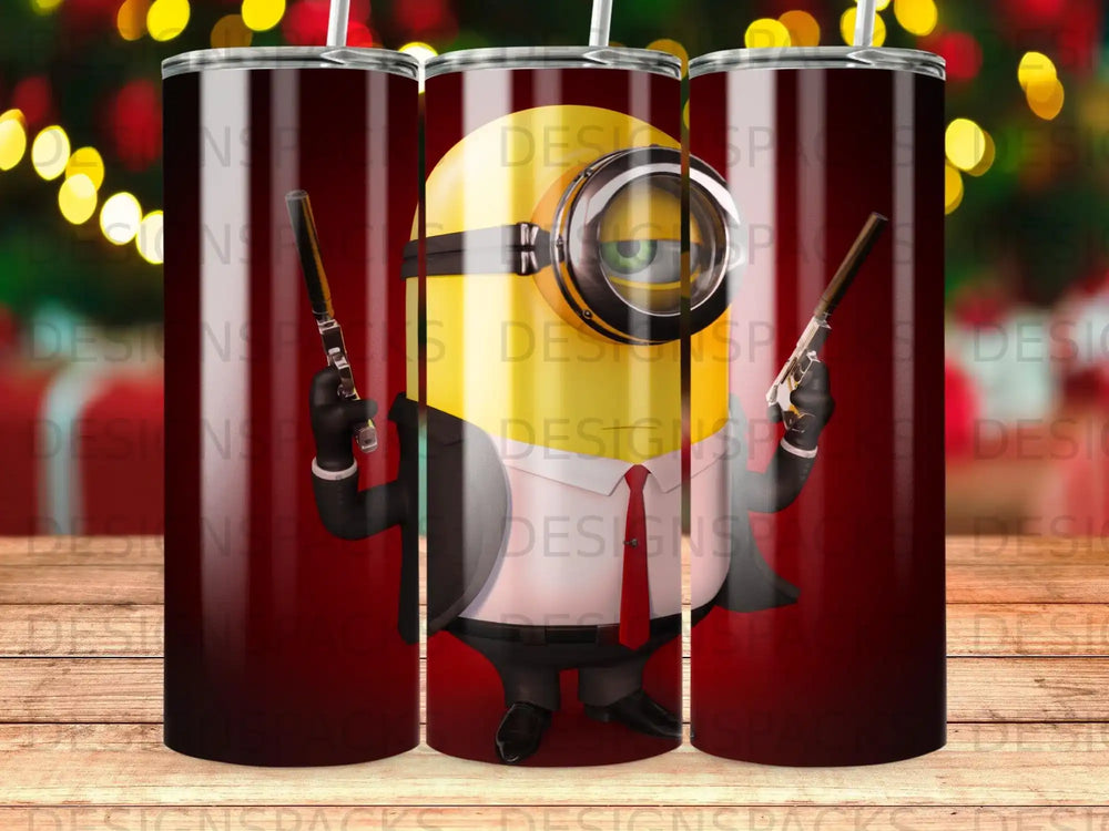 Minion Suit Yellow Character Guns Distinctive Tumbler product type