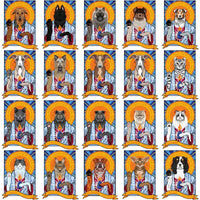 Load image into Gallery viewer, 115 Funny Dogs &amp; Cats Saints Designs Bundle PNG

