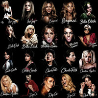 Load image into Gallery viewer, 115 Music Pop Stars Signature Halftone Designs Bundle PNG

