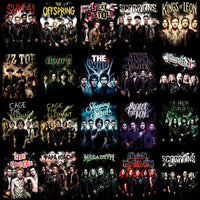 Load image into Gallery viewer, 115 Rock Heavy Metal Halftone Band Designs Bundle PNG
