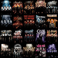 Load image into Gallery viewer, 115 Rock Heavy Metal Halftone Band Designs Bundle PNG
