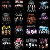 Load image into Gallery viewer, 115 Rock Heavy Metal Halftone Band Designs Bundle PNG
