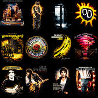 Load image into Gallery viewer, 115 Rock Heavy Metal Music Album Covers Halftone Designs Bundle PNG
