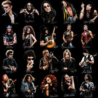 Load image into Gallery viewer, 115 Rock Heavy Metal Music Stars Signature Halftone Designs Bundle PNG

