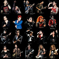 Load image into Gallery viewer, 115 Rock Heavy Metal Music Stars Signature Halftone Designs Bundle PNG
