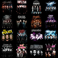 Load image into Gallery viewer, Rock band designs for DTF, DTG, and embroidery with print-ready PNG, SVG, and PES files
