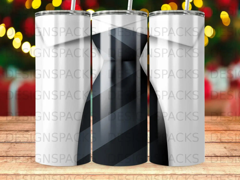 White shirt collar black tie pattern formal festive product type