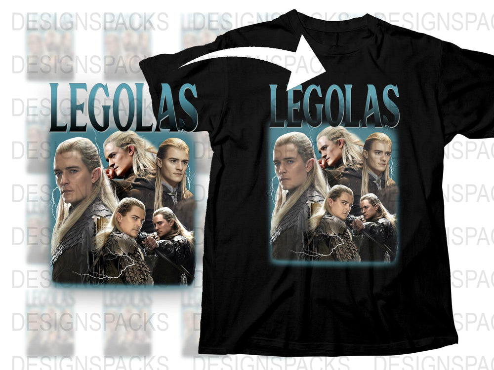 Movie Character Graphic T-Shirt, Fantasy Film inspired Cotton Tee, Unisex Casual Wear, Fan Merchandise