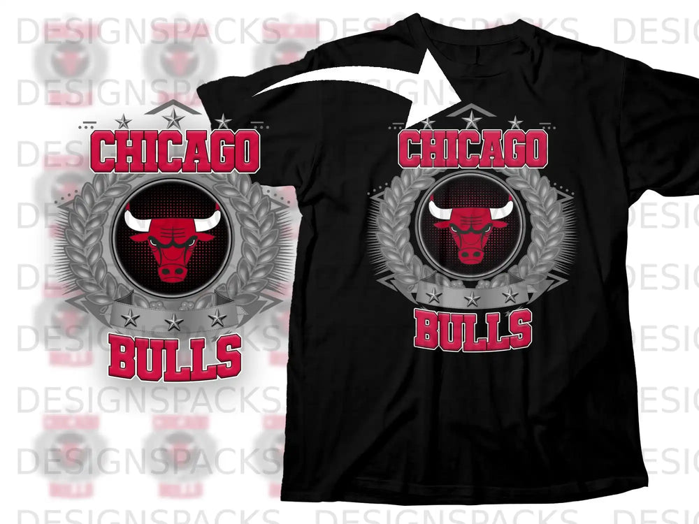 Chicago Bulls Stylish Graphic Design Shirt