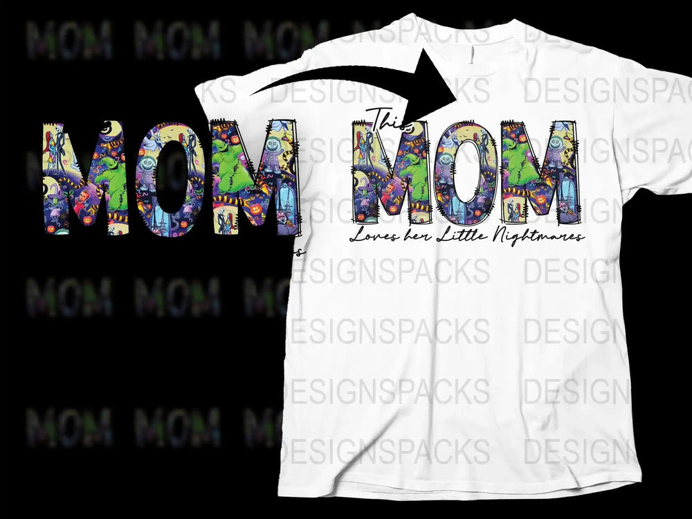 Colorful Artistic Mom T-Shirt, Unique Mother's Day Gift, Floral Pattern Women's Tee, Stylish Summer Top for Moms