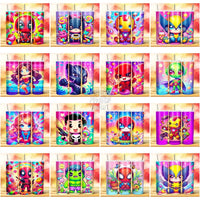 Load image into Gallery viewer, 116 Superheroes Cute Tumbler Wrap Bundle Jpg
