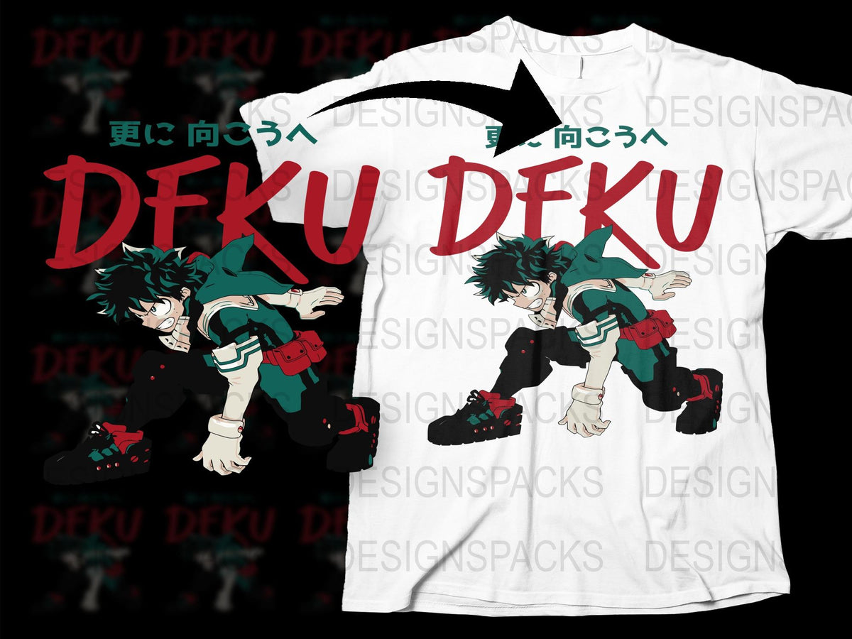 Anime Inspired T-Shirt, Bold Red and Black Graphic, Casual Unisex Tee, Stylish Fan Apparel