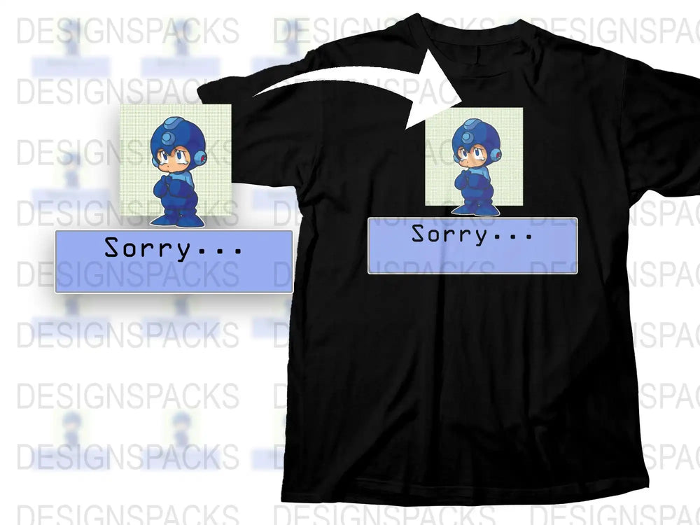 Cute Blue Robot Character T-Shirt, Anime Style Graphic Tee, Casual Unisex Cotton Shirt