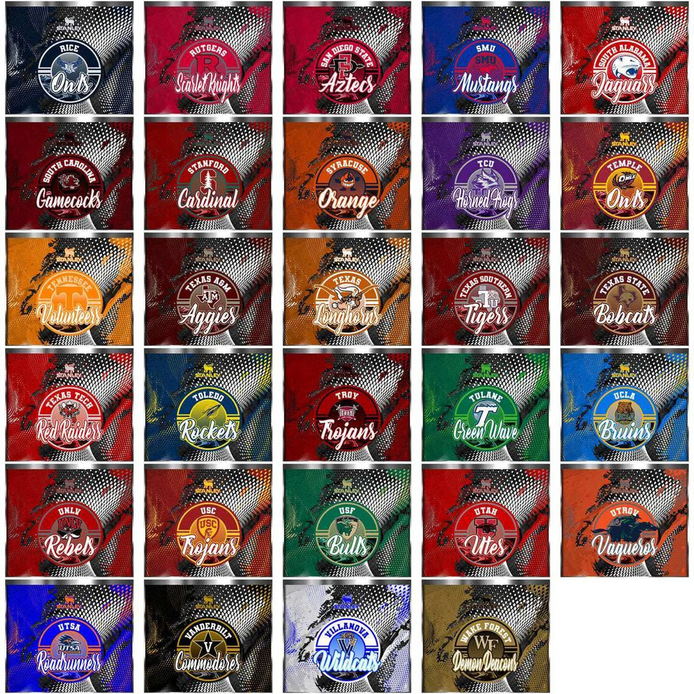 118 NCAA College Sports Stanley Wrap Tumbler Wrap Bundle JPG